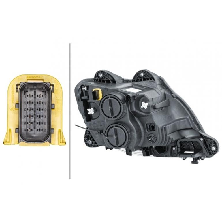 MANUAL ADJUST HEADLAMP C/W LED DTRL PASSENGER SIDE LH