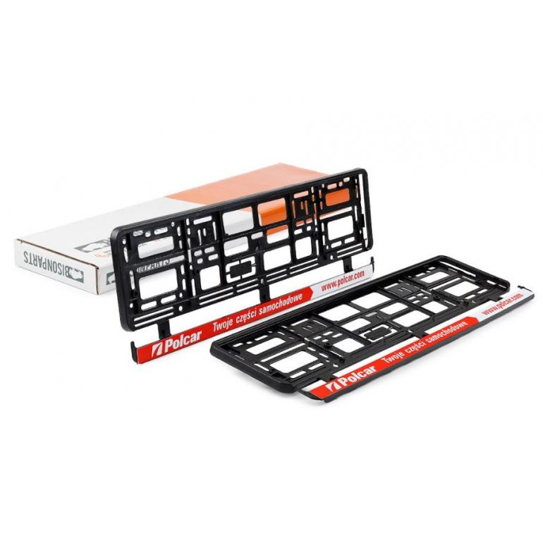 PLASTIC NUMBER PLATE HOLDERS (PAIR)