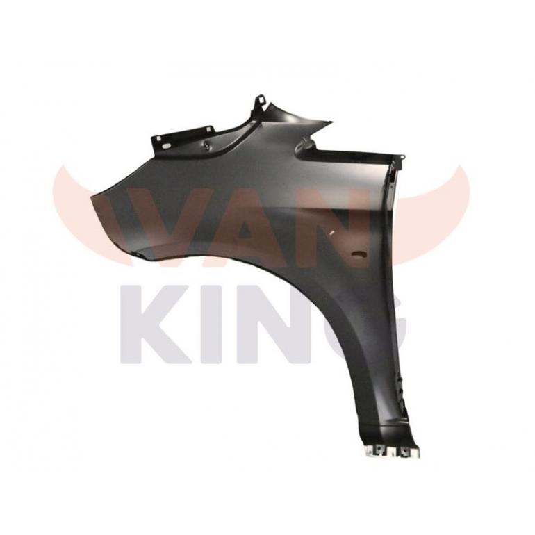 PRIMED FRONT WING PANEL WITH SIDE REPEATER LAMP HOLE DRIVER SIDE RH