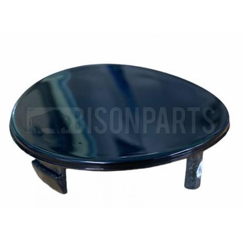 SMOKED SUNVISOR ROUND BLANKING CAP PASSENGER SIDE LH