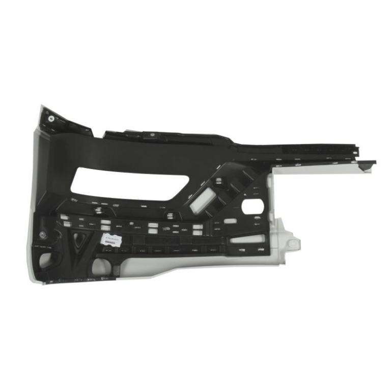PAINTED WHITE FRONT BUMPER CORNER PASSENGER SIDE LH