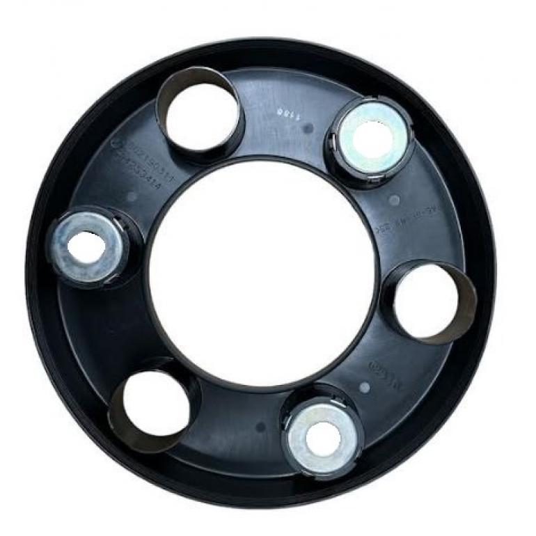 DARK GREY 6 HOLE WHEEL NUT COVER FITS RH OR LH