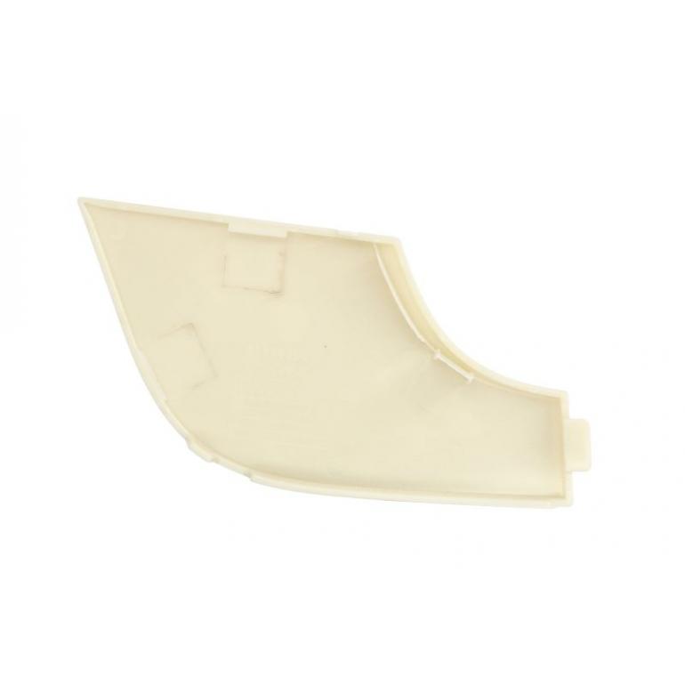WHITE TOWING EYE BUMPER COVERING PASSENGER SIDE LH