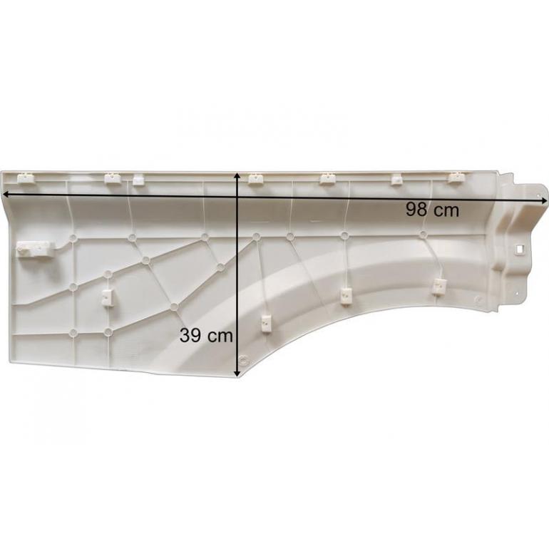 CABIN MUDGUARD EXTENSION PASSENGER SIDE LH