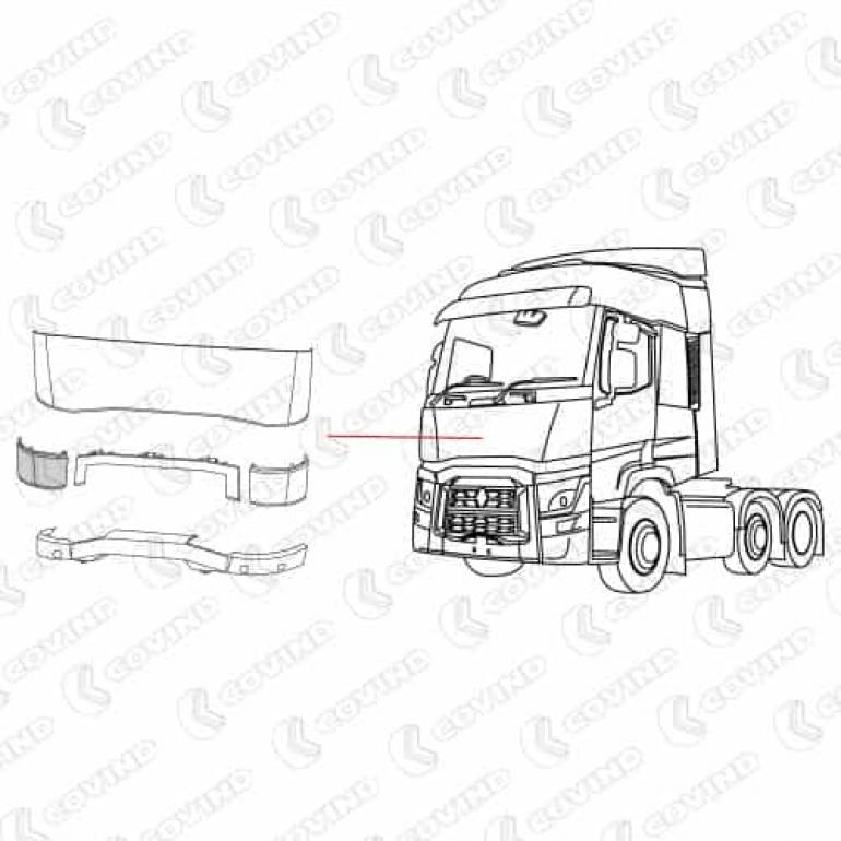 CORNER PANEL DEFLECTOR DRIVER SIDE RH