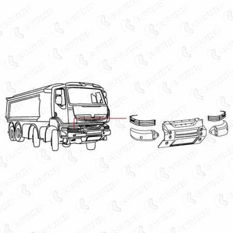 HEADLAMP PROTECTION GUARD DRIVER SIDE RH