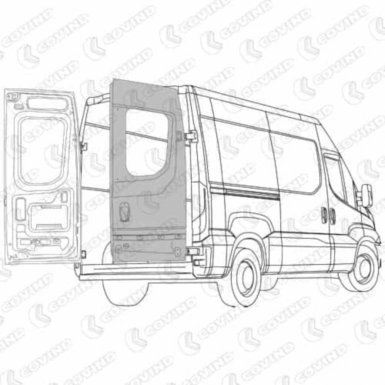 REAR DOOR SHELL DRIVER SIDE RH
