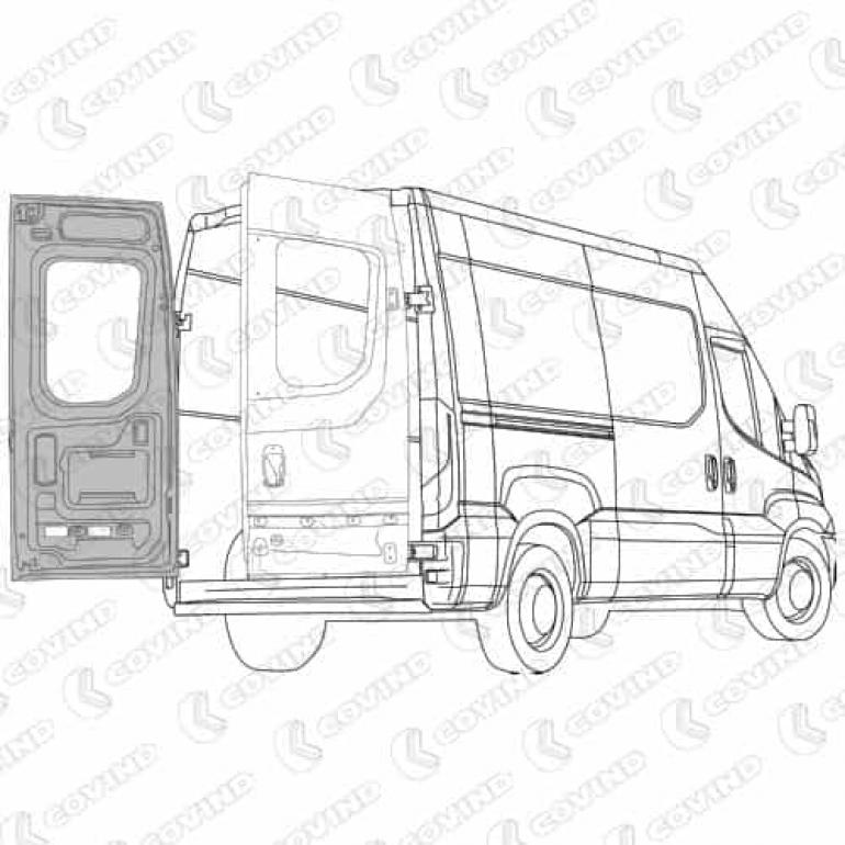 REAR DOOR SHELL PASSENGER SIDE LH