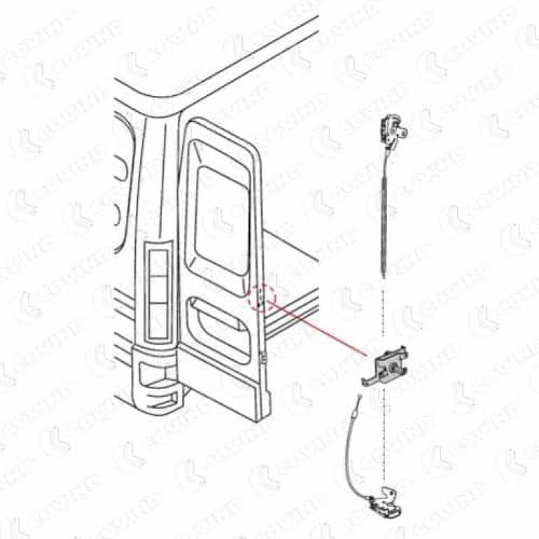 REAR DOOR LOCK CONTROL