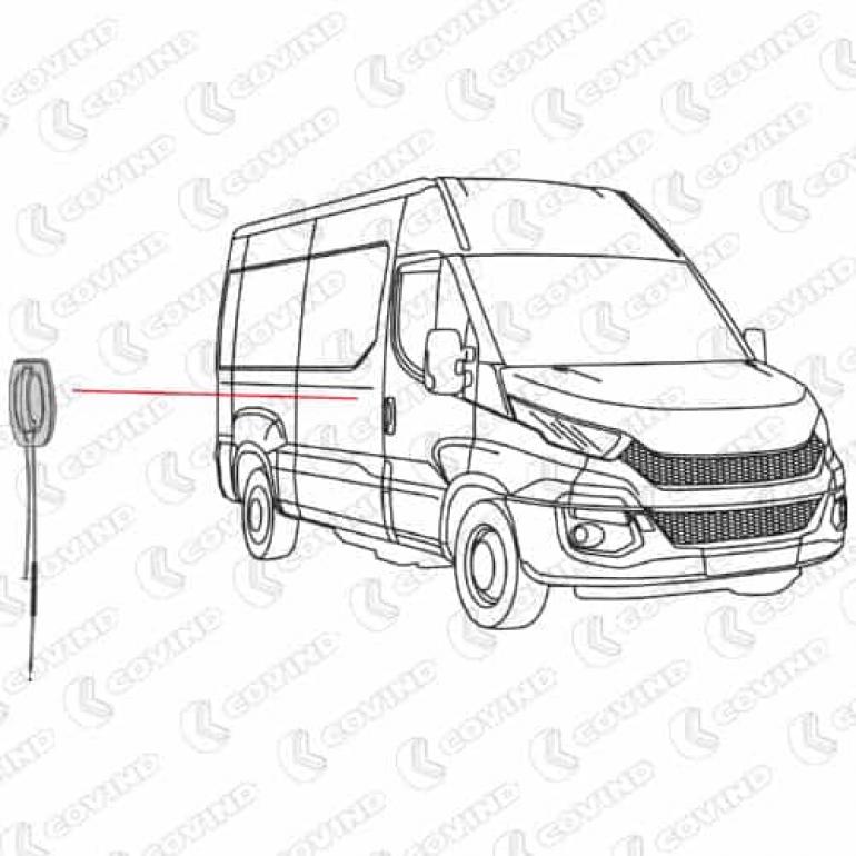 SIDE SLIDING DOOR OUTER DOOR HANDLE FITS RH OR LH