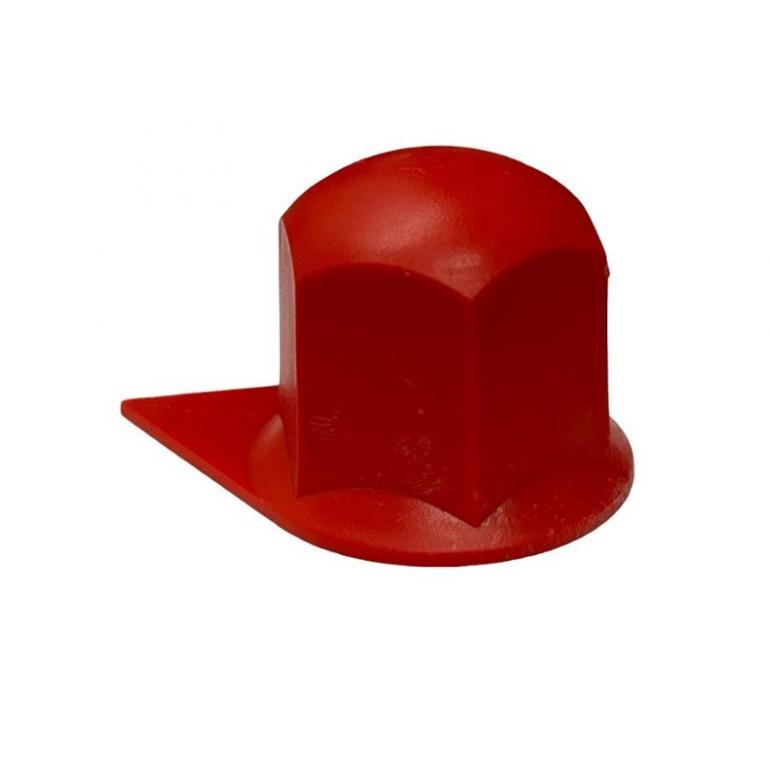 32MM RED WHEEL NUT INDICATOR COVER (PKT 10)