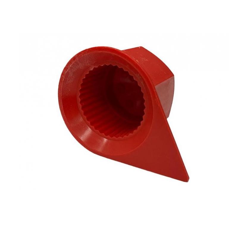 32MM RED WHEEL NUT INDICATOR COVER (PKT 10)