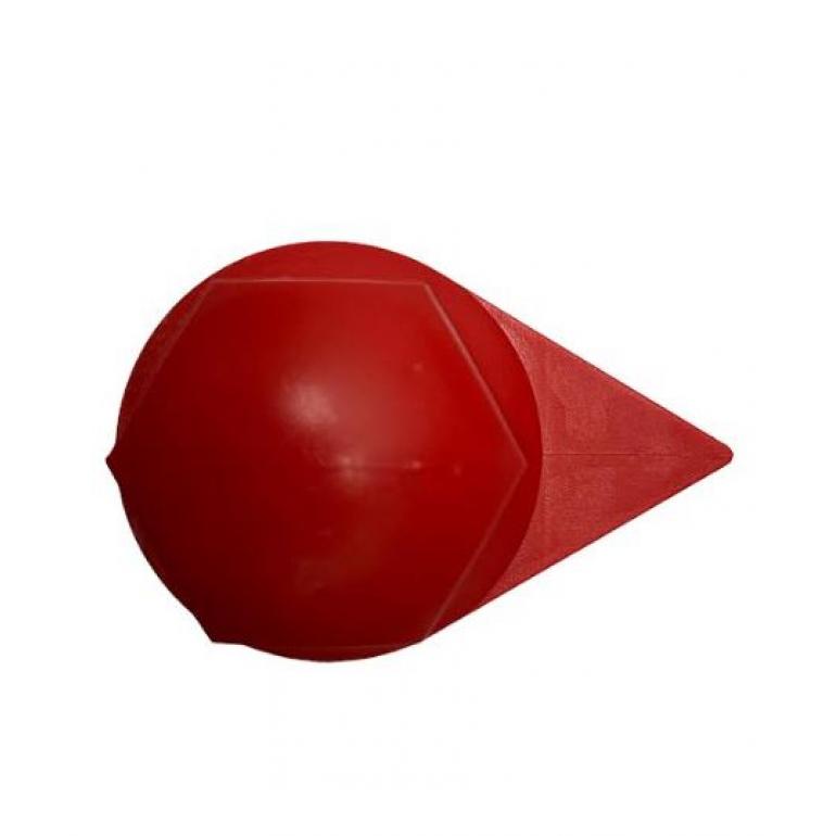 32MM RED WHEEL NUT INDICATOR COVER (PKT 10)