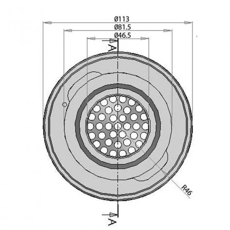 80MM ANTI SPILL SYPHON DEVICE C/W ANTI SPLASH VALVE