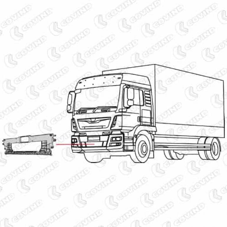 FRONT INNER BUMPER CENTRE