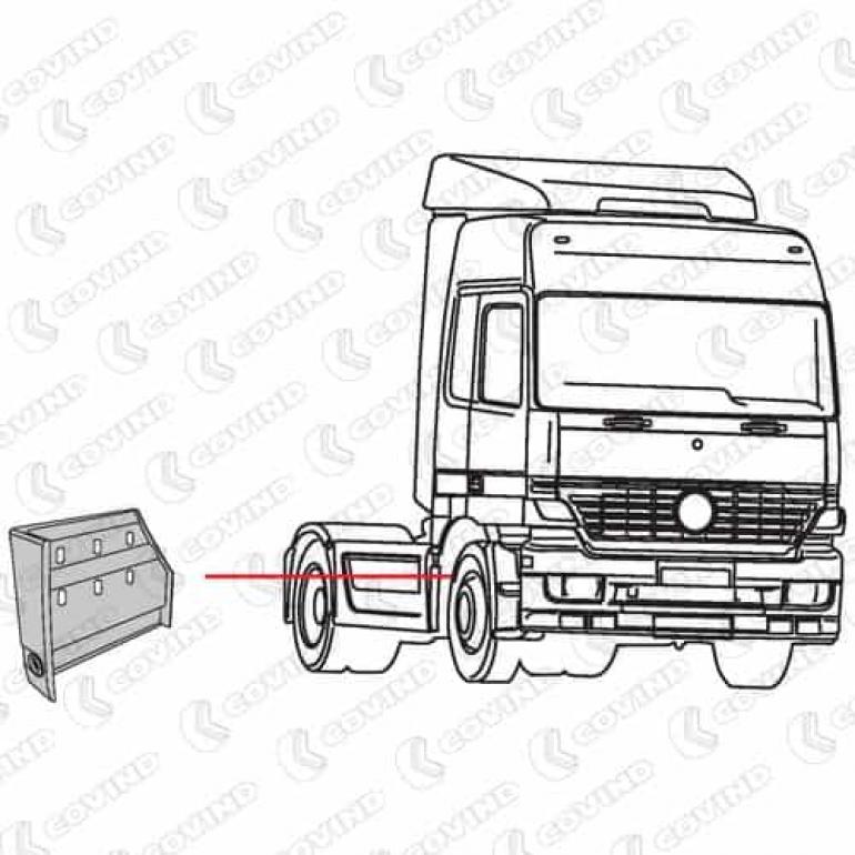 CAB REAR DROPWING DRIVER SIDE RH