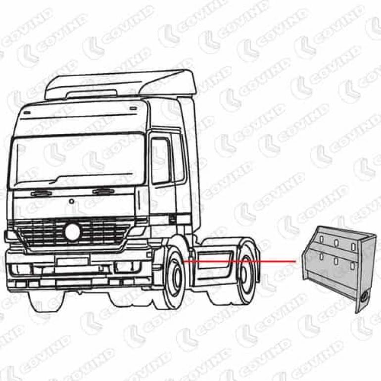 CAB REAR DROPWING PASSENGER SIDE LH