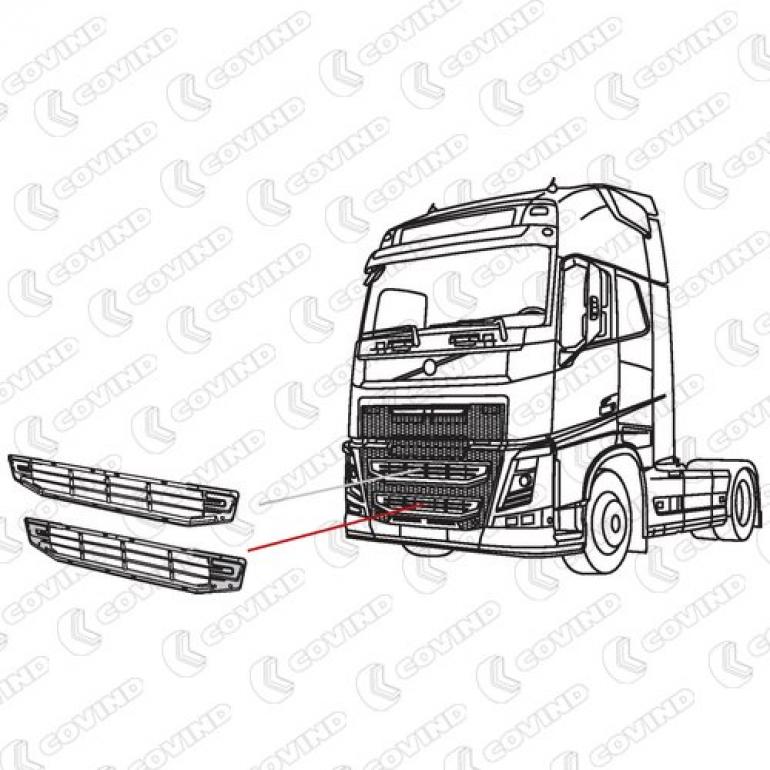 METAL INNER LOWER GRILLE LOWER STEP PANEL