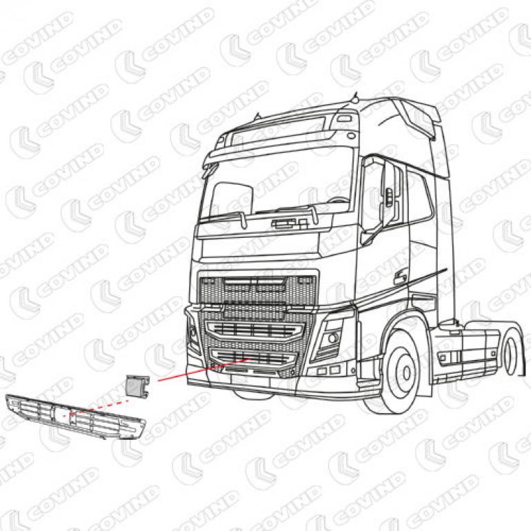 LOWER GRILLE STEP ACC COVER