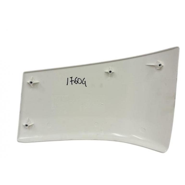 PAINTED WHITE FRONT BUMPER CORNER DRIVER SIDE RH