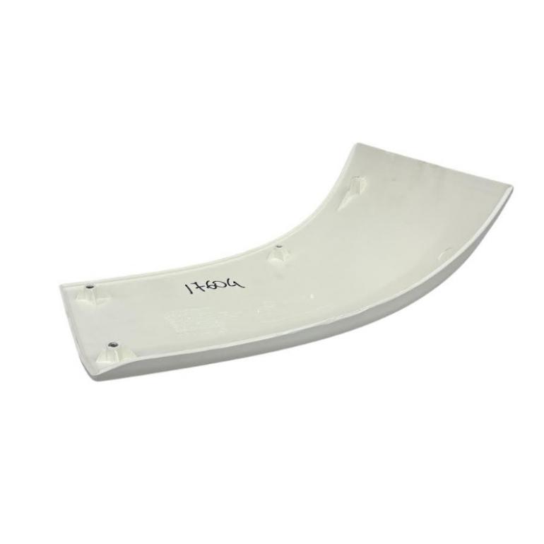 PAINTED WHITE FRONT BUMPER CORNER DRIVER SIDE RH