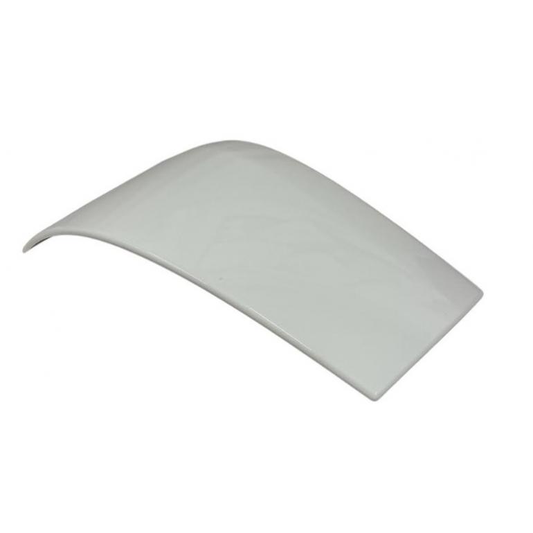 PAINTED WHITE FRONT BUMPER CORNER PASSENGER SIDE LH