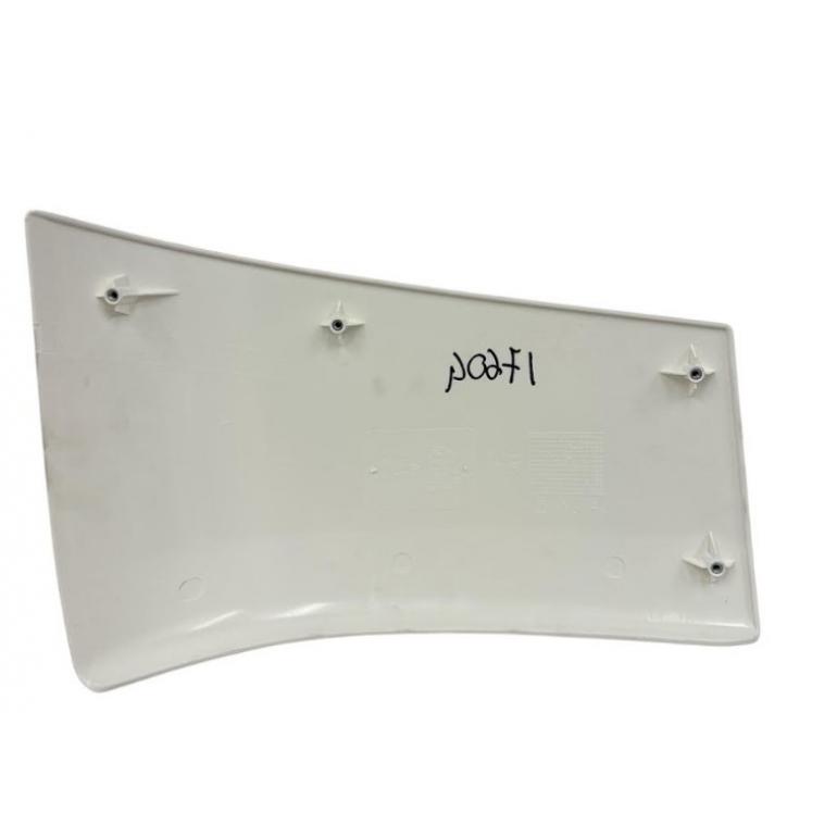 PAINTED WHITE FRONT BUMPER CORNER PASSENGER SIDE LH