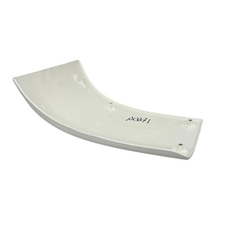 PAINTED WHITE FRONT BUMPER CORNER PASSENGER SIDE LH