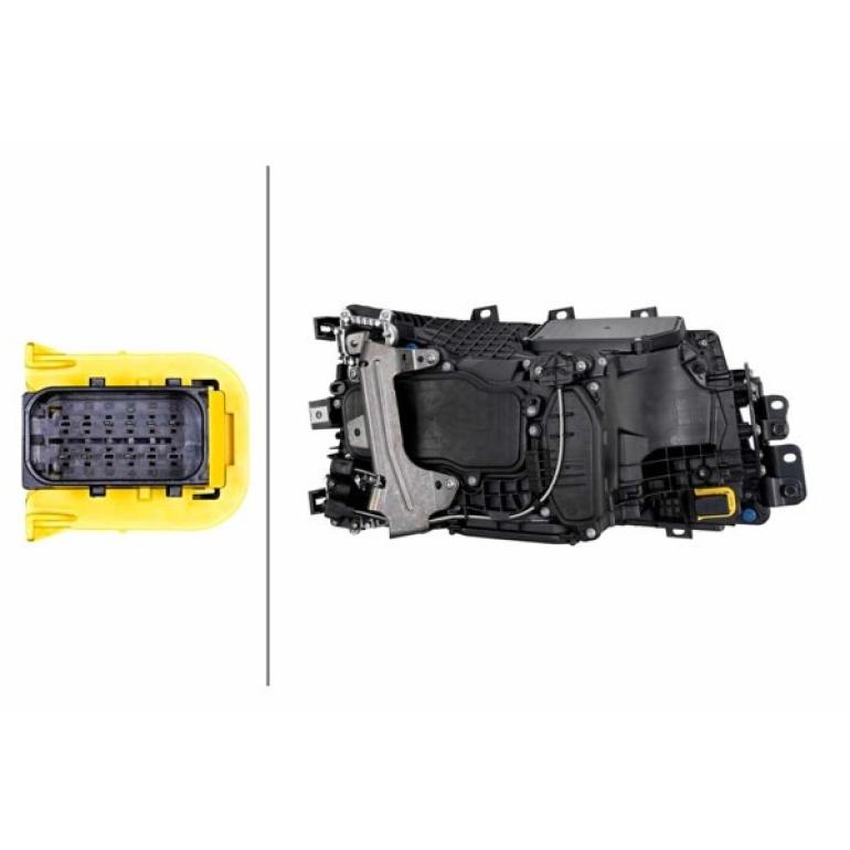 LED MANUAL ADJUST HEADLAMP WITH LED DTRL PASSENGER SIDE LH