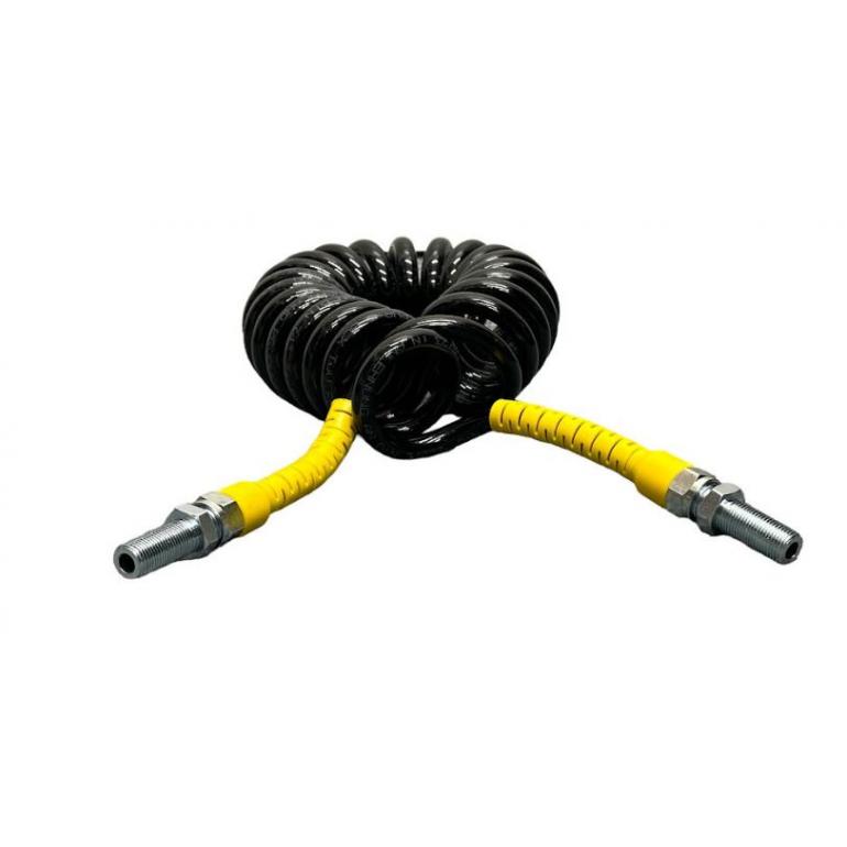 ANTI-KINK AIR COIL YELLOW TAILS 4M 2xM16L