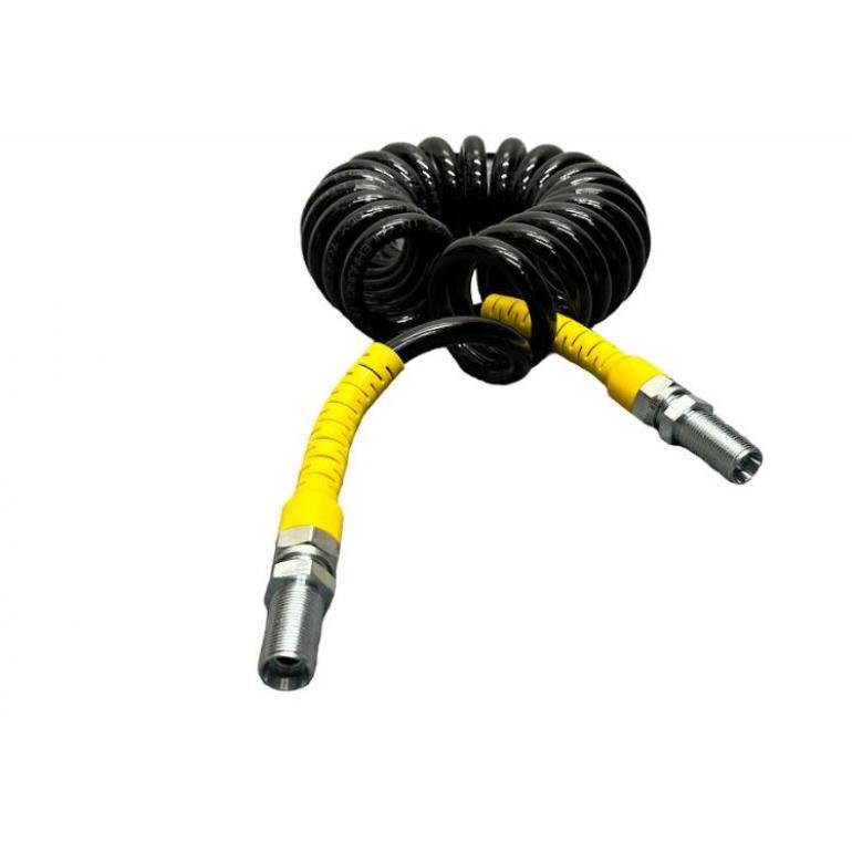 ANTI-KINK AIR COIL YELLOW TAILS 4M 2xM18L
