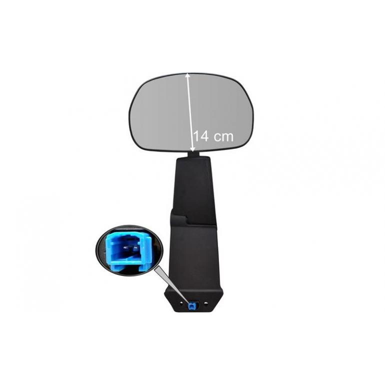 MANUAL ADJUST FRONT VIEW HEATED MIRROR HEAD & ARM
