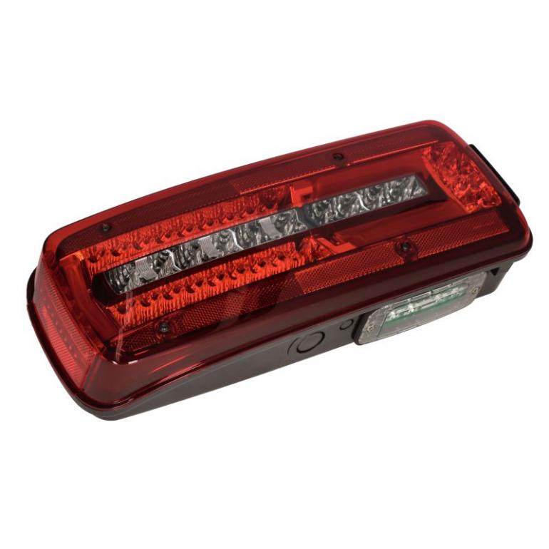 LED REAR COMBINATION LAMP WITH NUMBER PLATE LAMP PASSENGER SIDE LH