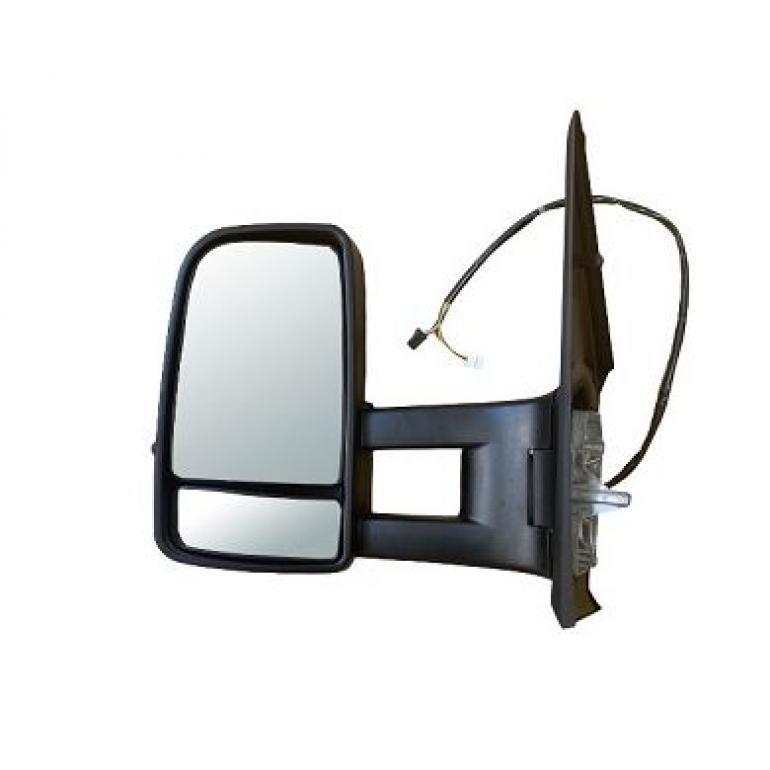 LONG ARM MANUAL ADJUST MIRROR HEAD PASSENGER SIDE LH