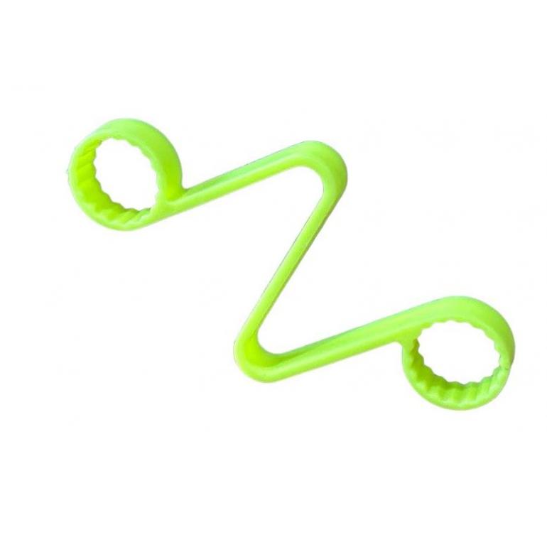 19MM FLOURESCENT YELLOW CHECKLINK INDICATORS (PKT 10)