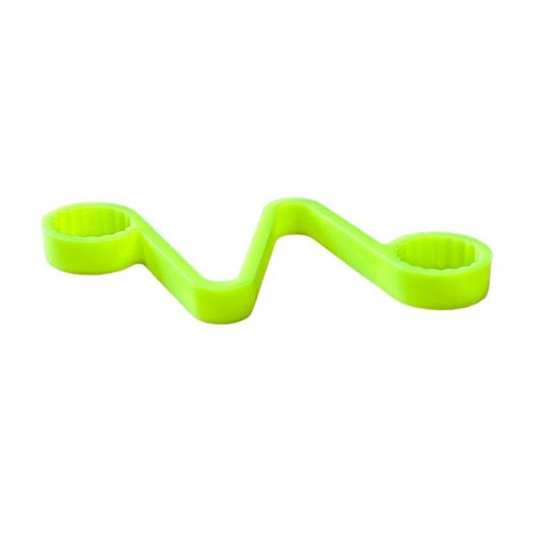 19MM FLOURESCENT YELLOW CHECKLINK INDICATORS (PKT 10)