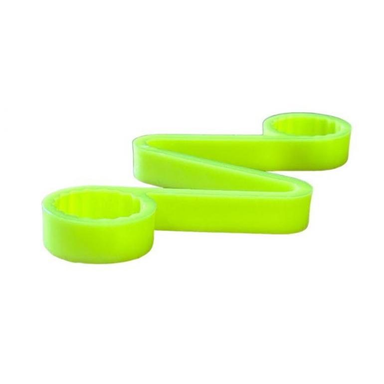 19MM FLOURESCENT YELLOW CHECKLINK INDICATORS (PKT 10)