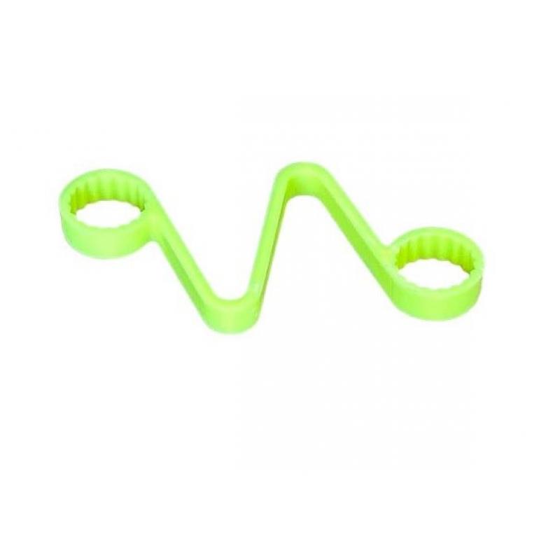 19MM FLOURESCENT YELLOW CHECKLINK INDICATORS (PKT 100)