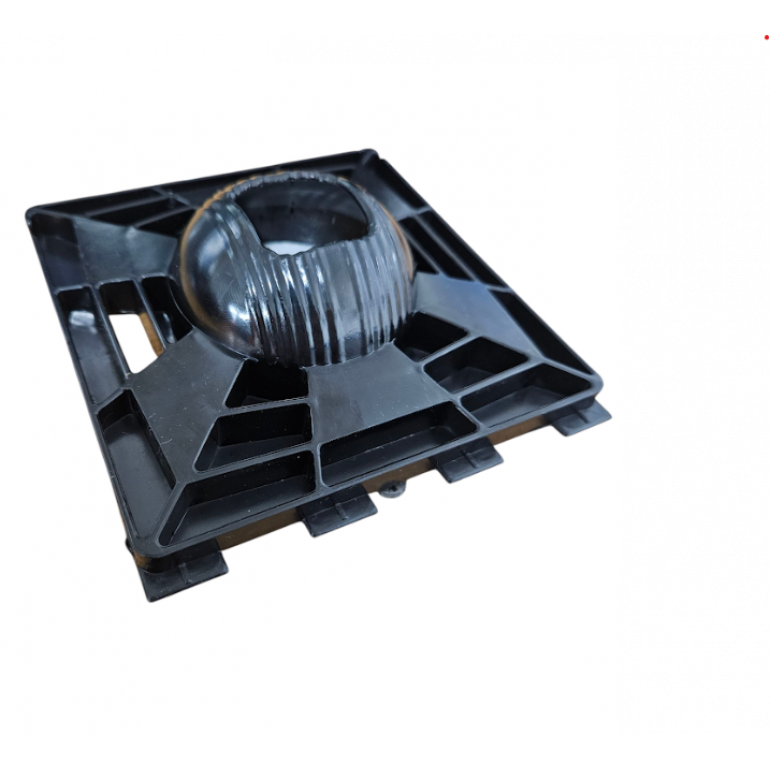 HEATED WIDE ANGLE MIRROR GLASS C/W MOUNTING PLATE PASSENGER SIDE LH