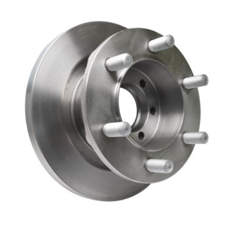 FRONT BRAKE DISC WITH STUDS FITS RH OR LH