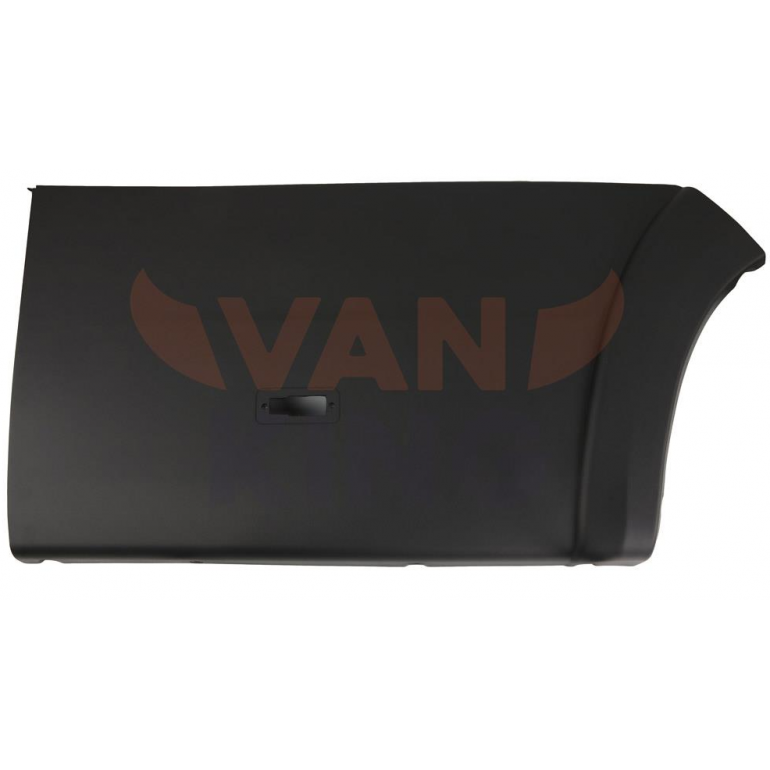 BLACK SIDE WIDE REAR PROTECTIVE TRIM PANEL DRIVER SIDE RH