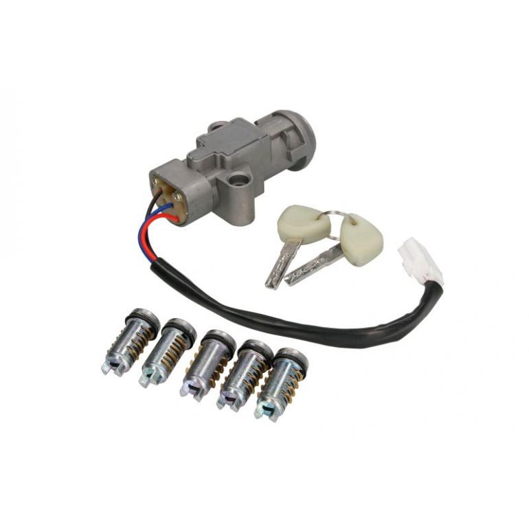 IGNITION BARREL STEERING LOCK SET WITH TRANSPONDER