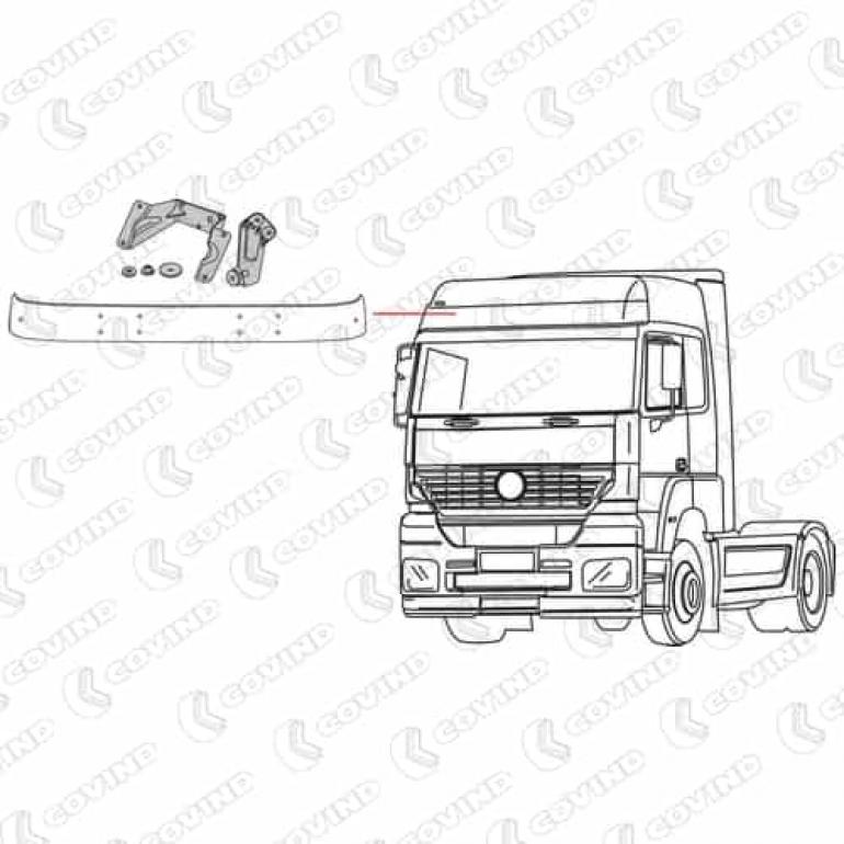 SUNVISOR MOUNTING FITTING KIT