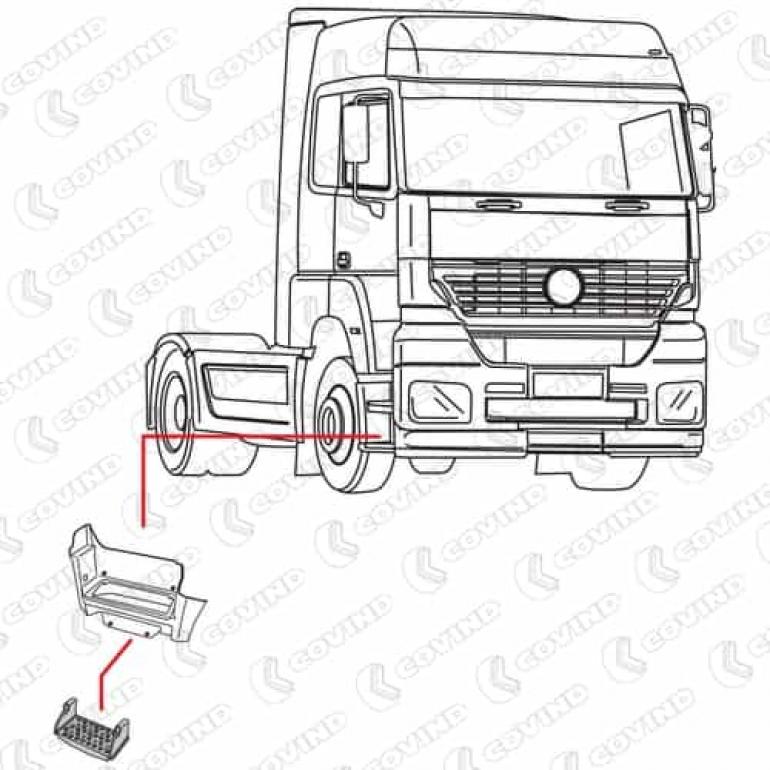 LOWER 'SWING STEP ASSEMBLY DRIVER SIDE RH