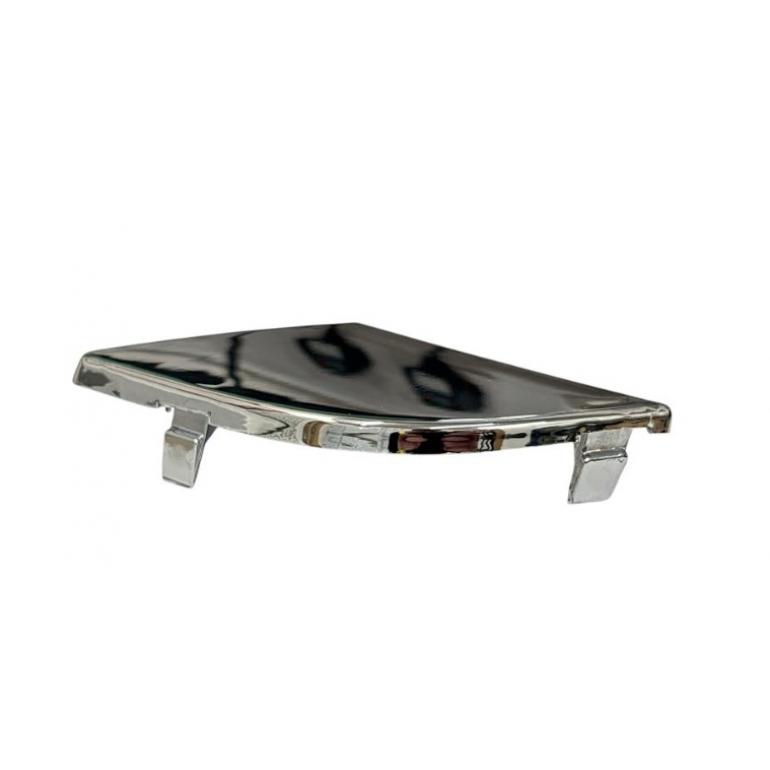 CHROME COATED BUMPER CAP WITHOUT HEADLAMP WASH DRIVER SIDE RH