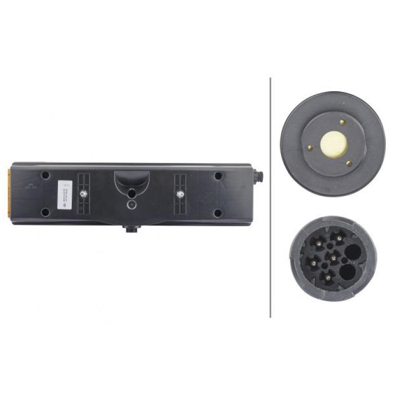 REAR COMBINATION LAMP WITH REVERSING ALARM DRIVER SIDE RH