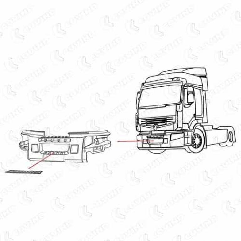FRONT BUMPER LOWER TREAD PLATE