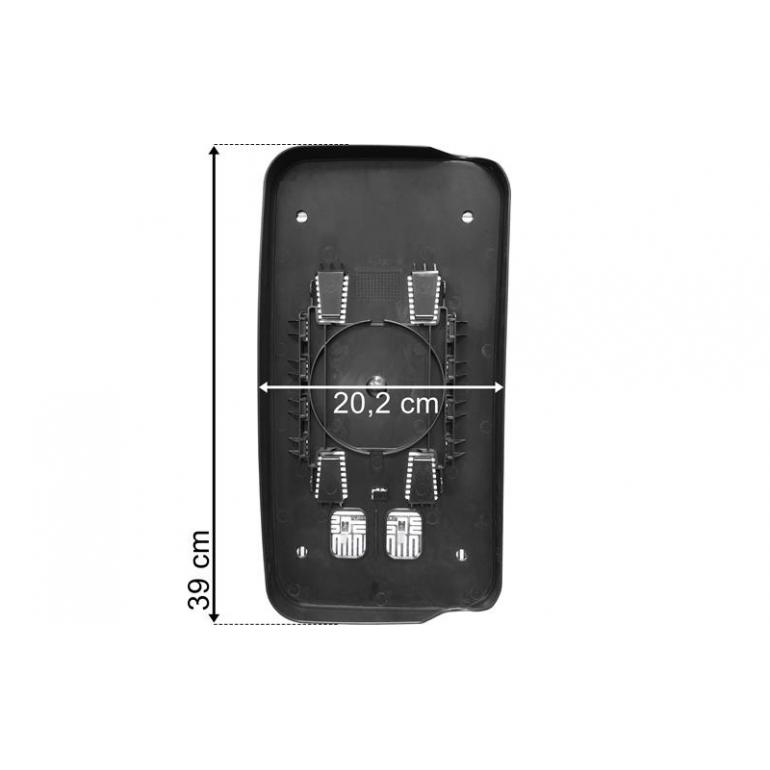HEATED MAIN MIRROR GLASS FITS RH OR LH