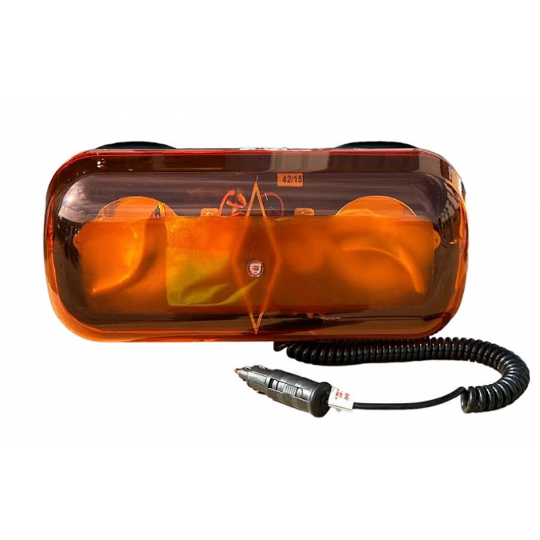 MAGNETIC 12-24V AMBER ROTATING LIGHTBAR