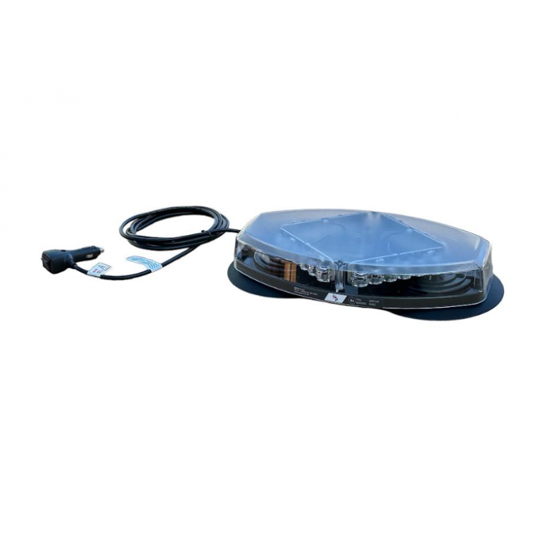 MAGNETIC CLEAR MINI LED LIGHTBAR 12/24V